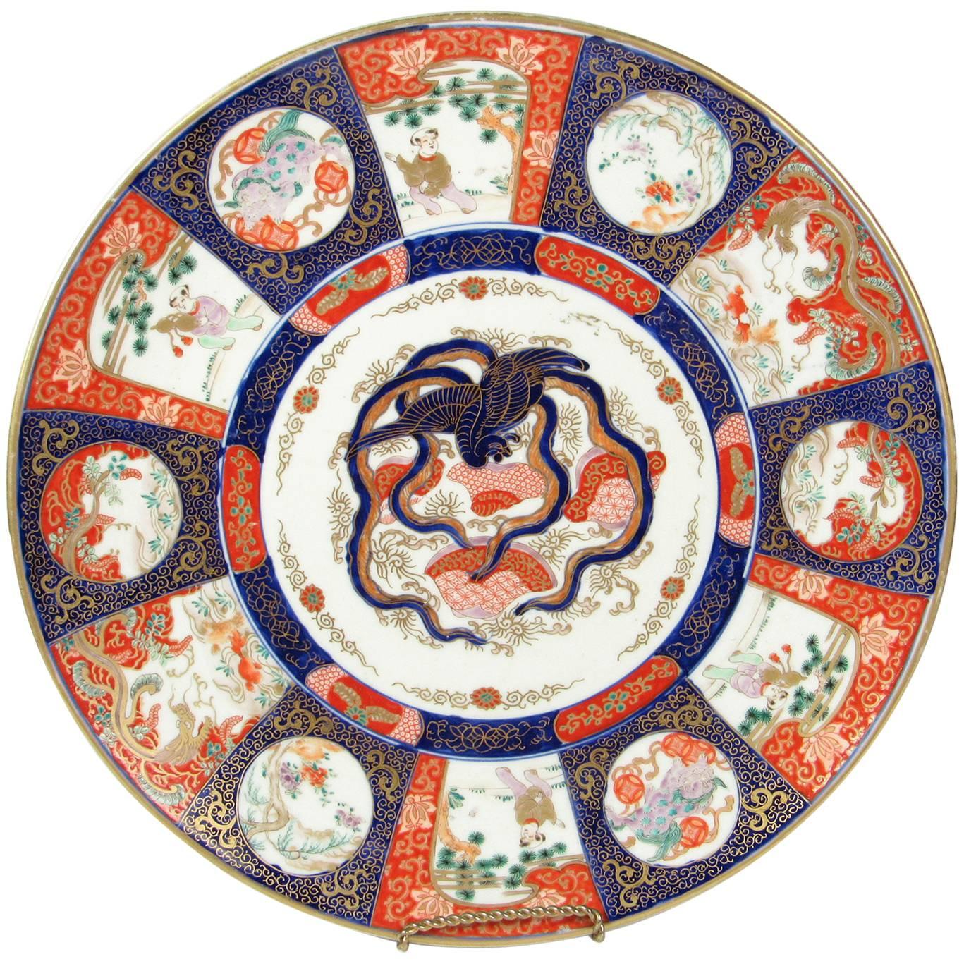 19th Century Japanese Imari Charger For Sale