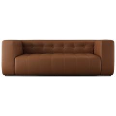 Challenger Sofa in Brown Leather in High Quality 12