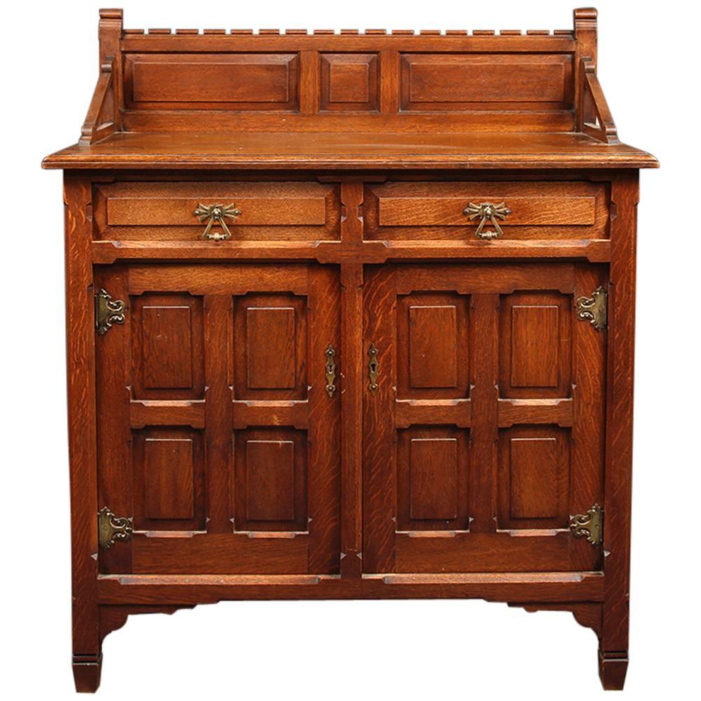 Early 20th Century Arts and Crafts Side Cabinet For Sale
