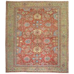 Antique Persian Heriz Carpet 5