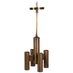 Vintage Brass Light Fixture in the Style of Hans-Agne Jakobsson for "Kalmar"