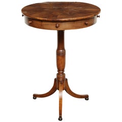 Early 19th Century Maltese, Fruitwood Side Table with Four Drawers