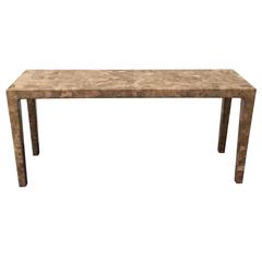 Eggshell Console Table