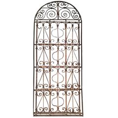 19th Century Antique Wrought Iron Gate