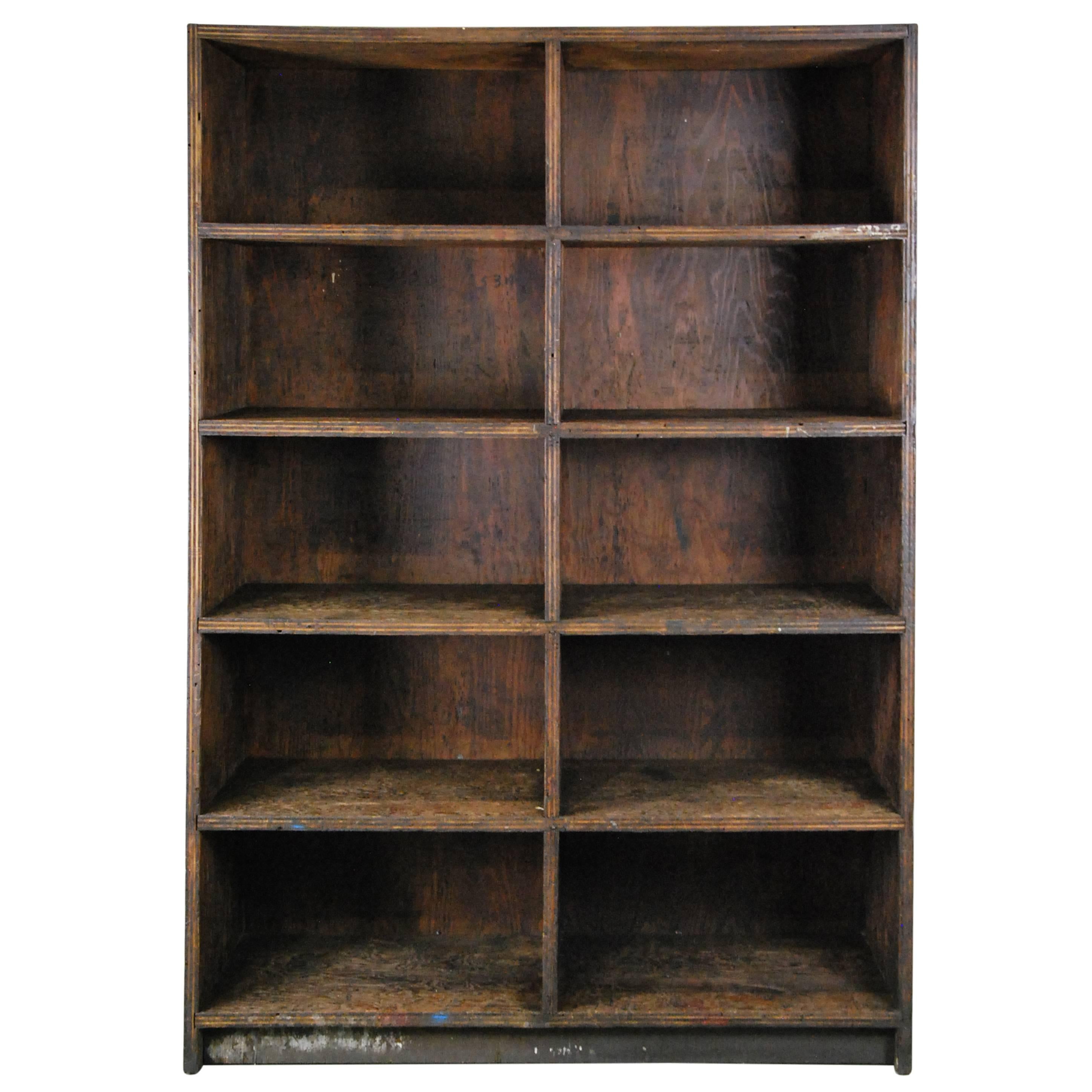 1930 Mercantile Wooden Industrial Storage Cabinets