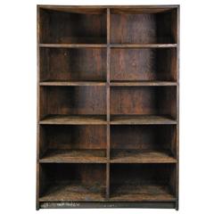 Vintage 1930 Mercantile Wooden Industrial Storage Cabinets