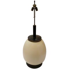 Striking Milk Glass Antique Street Lamp Base by Westinghouse Table Lamp 11