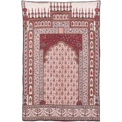 Antique 19th Century Indian Qalamkari Panel for Persian Market