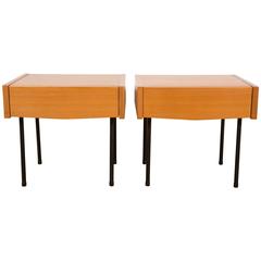 Pair of Bedside Tables 134 by André Simard, Meubles TV Edition, 1953