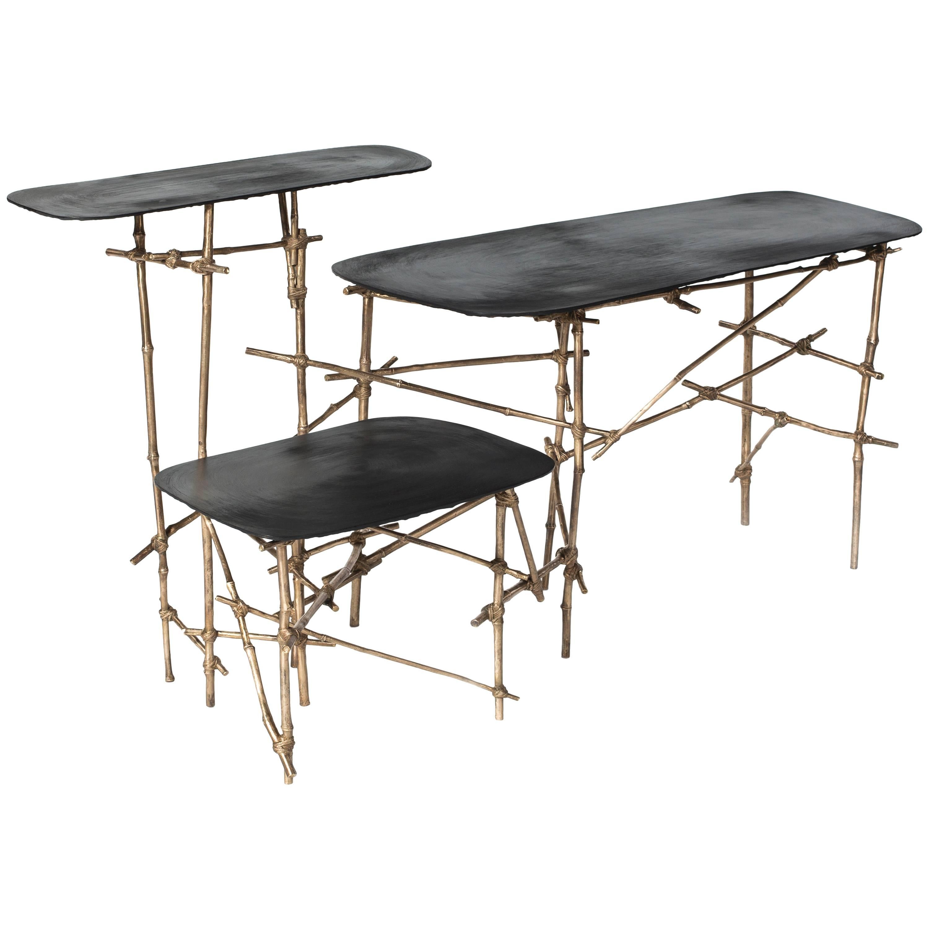 Contemporary Je Ne Sais Quoi Table Series from Les French by Glithero, 2016  For Sale
