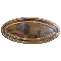 Silver Plated Oval Serving Tray 6