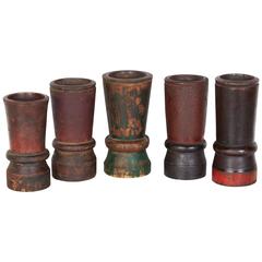 Collection of Antique Chinese Calligraphy Brush Holders