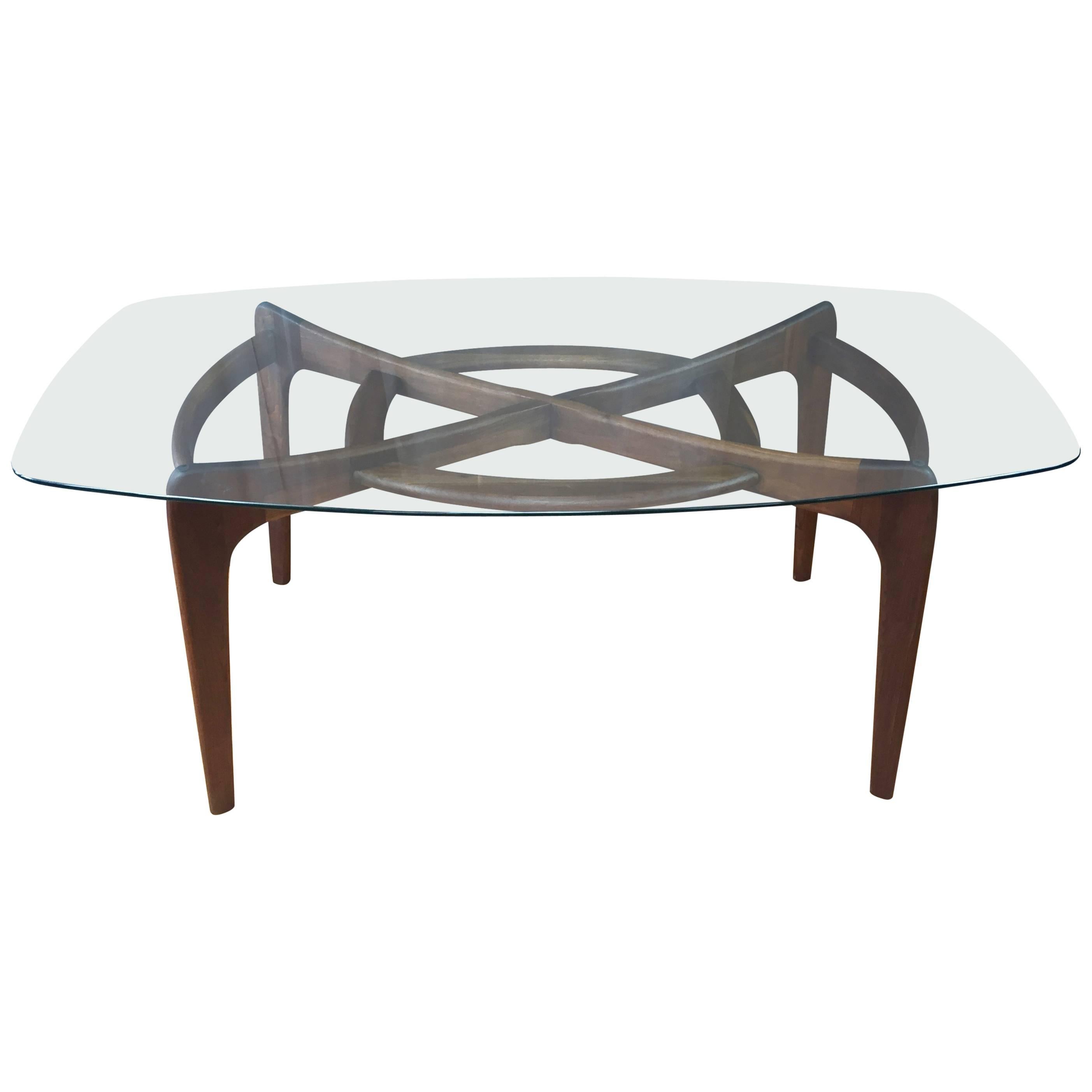 Sculptural Adrian Pearsall Walnut Dining Table for Craft Associates
