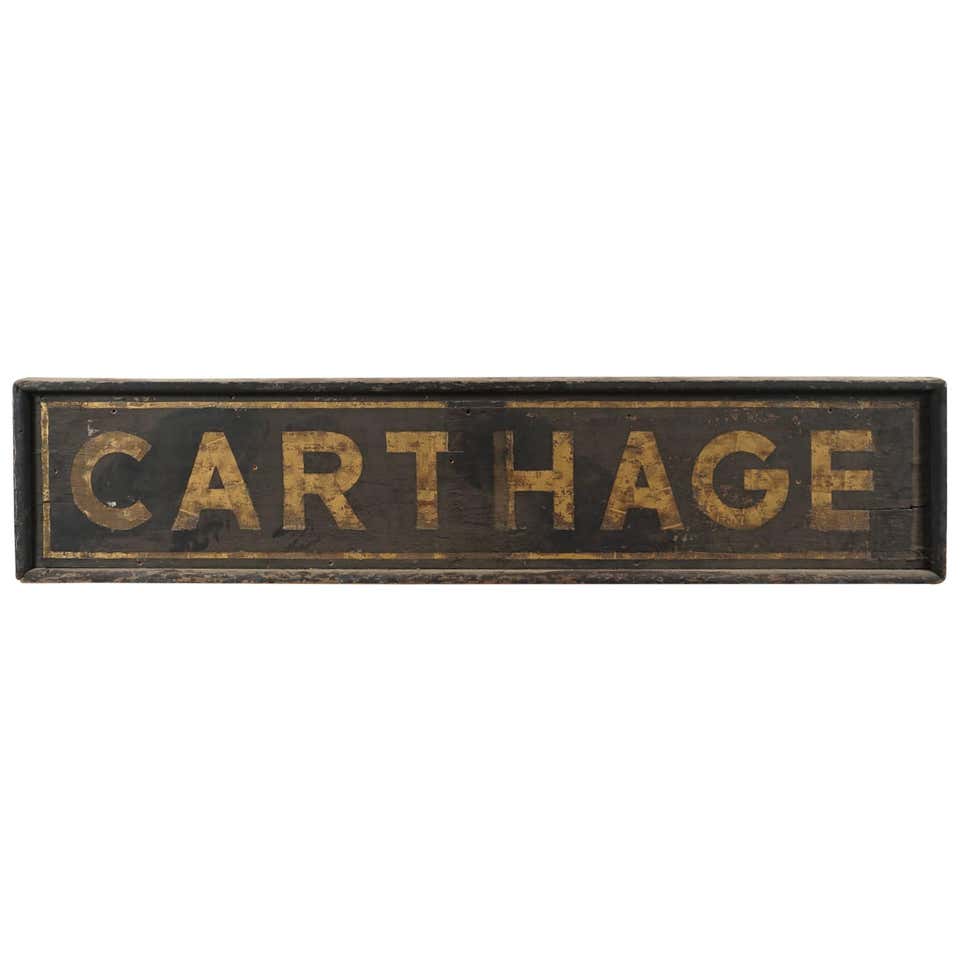 Rxr Depot Sign: Carthage, New York For Sale at 1stDibs