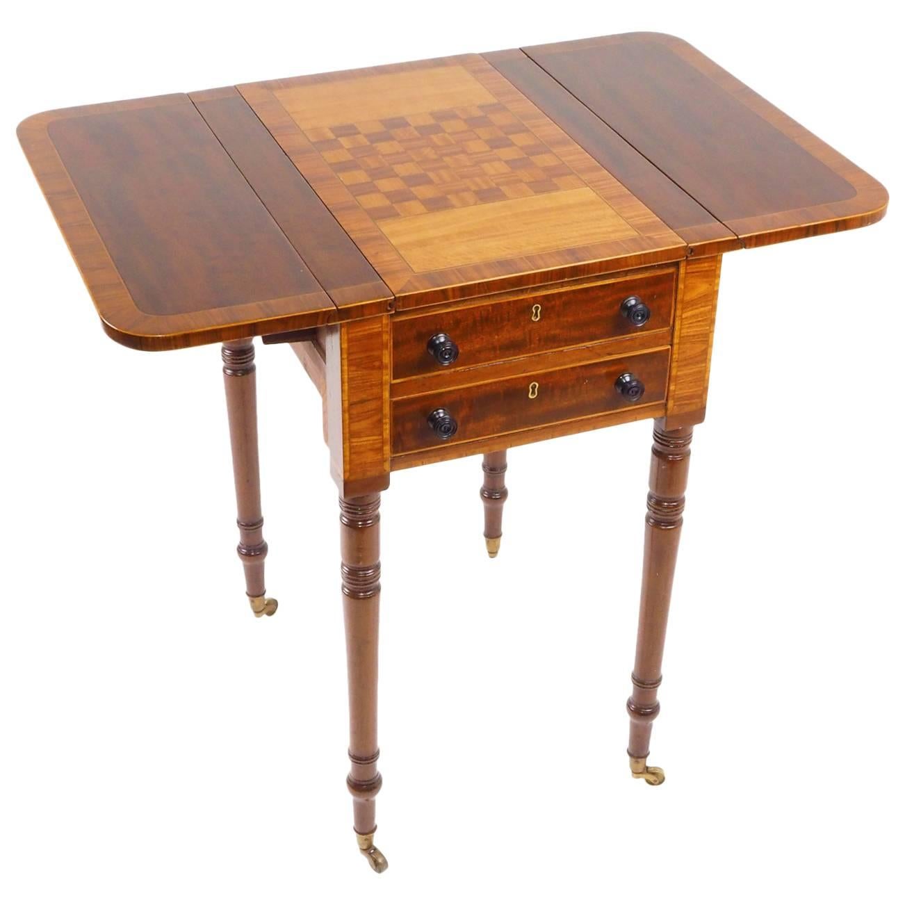 Pembroke Regency Mahogany Games Table