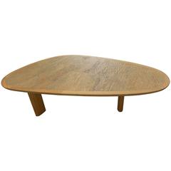 Amazing Palm Italian Wood Table, circa 1960