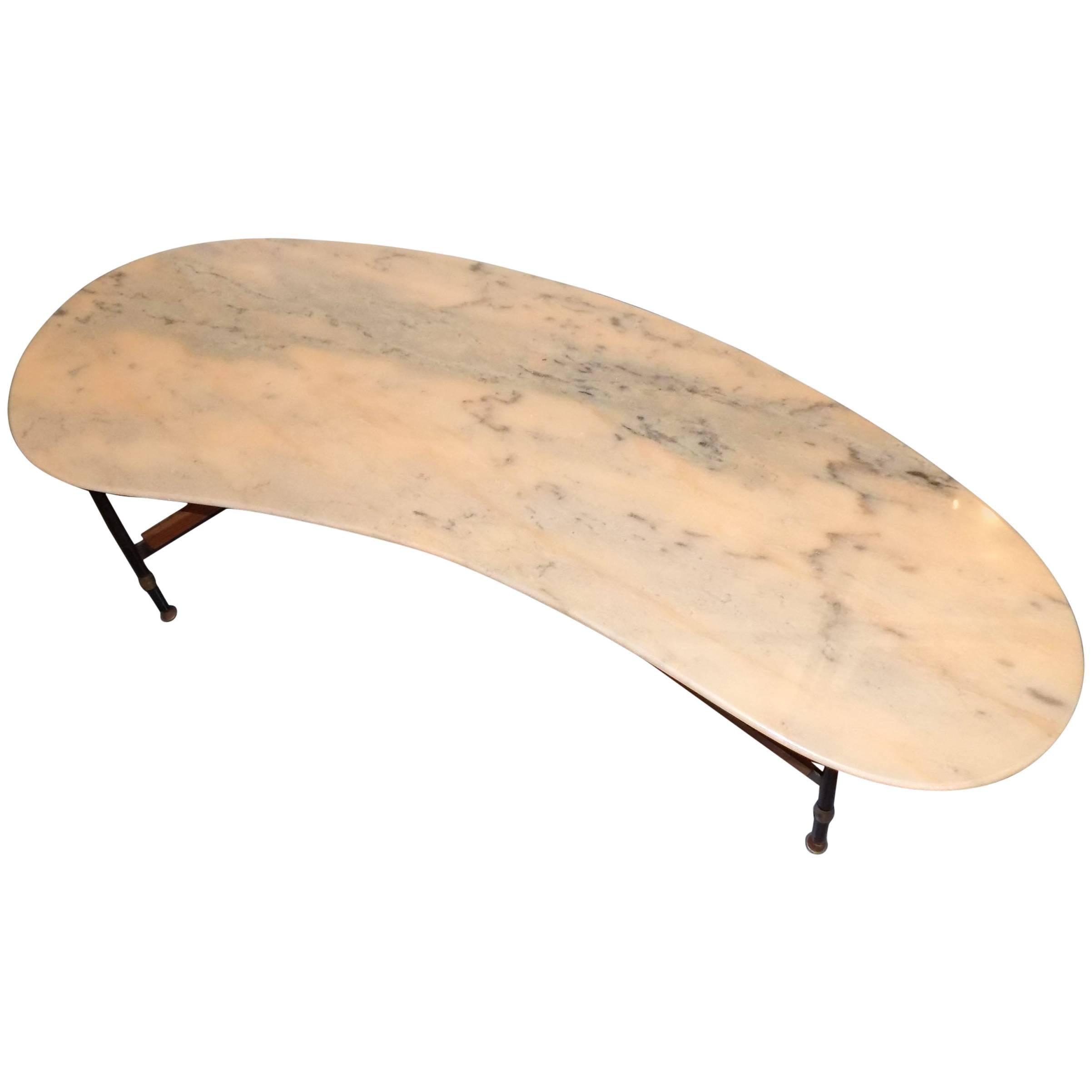 Italian "Bean" Design Coffee Table, circa 1960