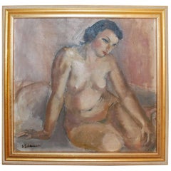 Frances Beatrice Lieberman Nude Painting