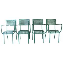 Four French Bistro Armchairs