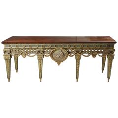 Large and Important Louis XVI Style Console Table from Blairsden House 11