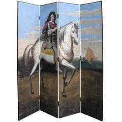 Horse and Rider Folding Screen