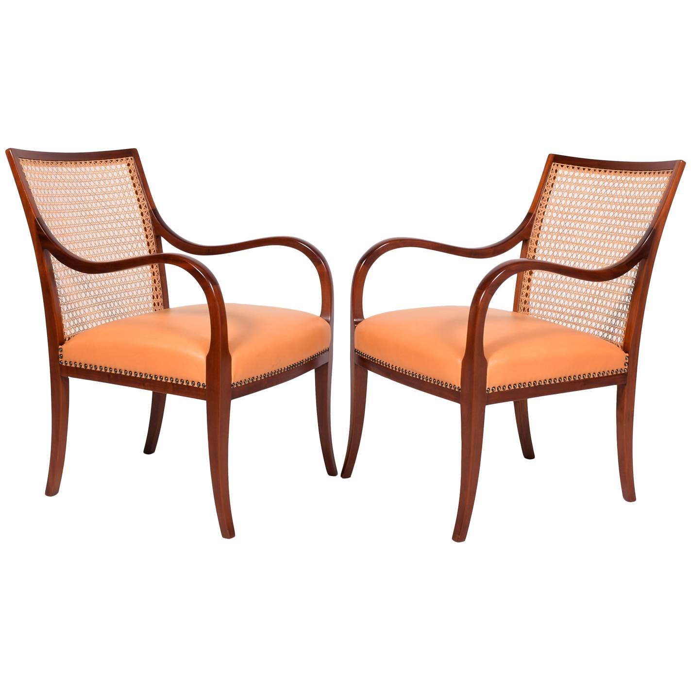 Pair of Armchairs by Frits Henningsen