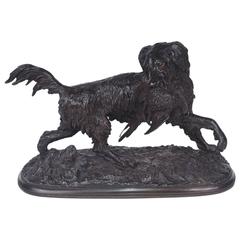 "Retriever with Game" Bronze by Christophe Fratin