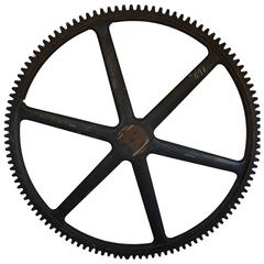 Antique Large Industrial Size Gear Templet, circa 1900