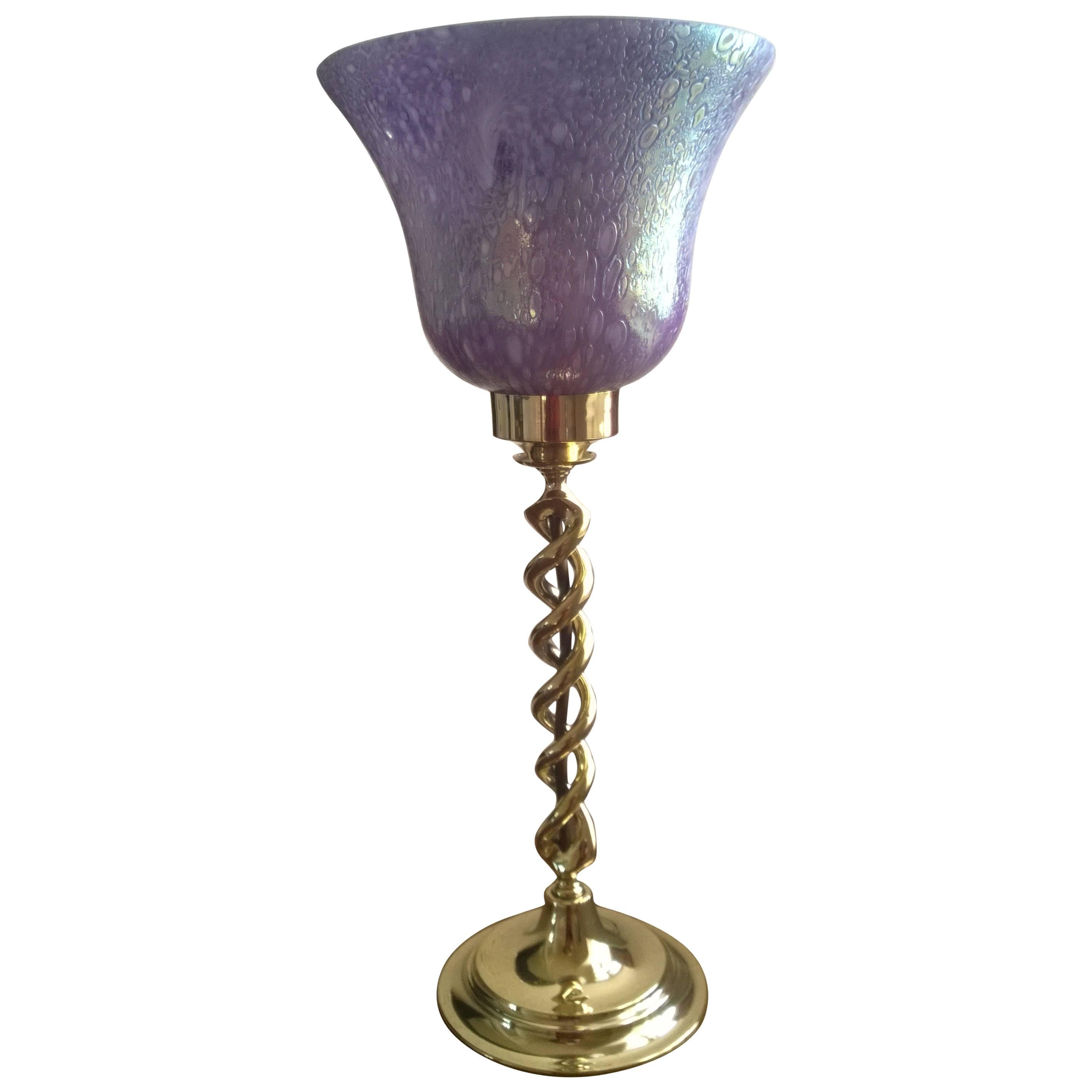 Early 20th Century Brass Table Lamp For Sale