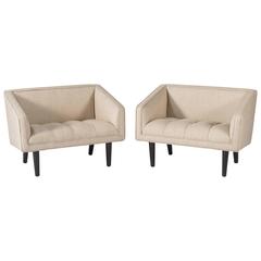 Pair of Petite Edward Wormley for Dunbar "Slipper Benches" 2