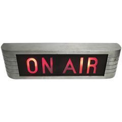 Vintage RCA Victor "On Air" Lighted Recording Sign