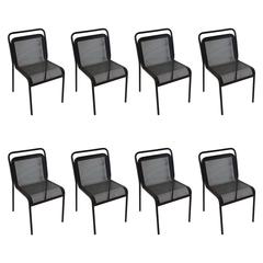 Set of 5 Mid-Century Metal Garden Chairs