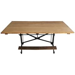 19th Century Antique Drafting Table