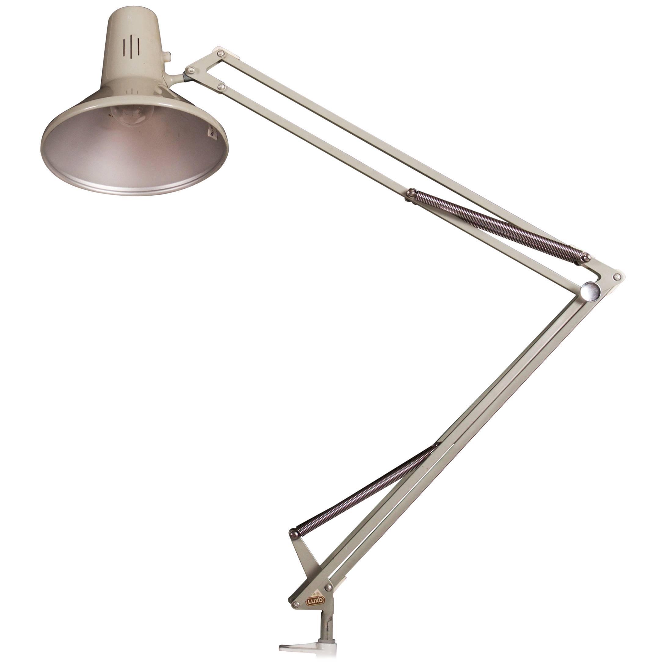 Lampada da tavolo grigia da Luxo in vendita