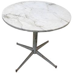 Retro Modernist Marble Bistro Table