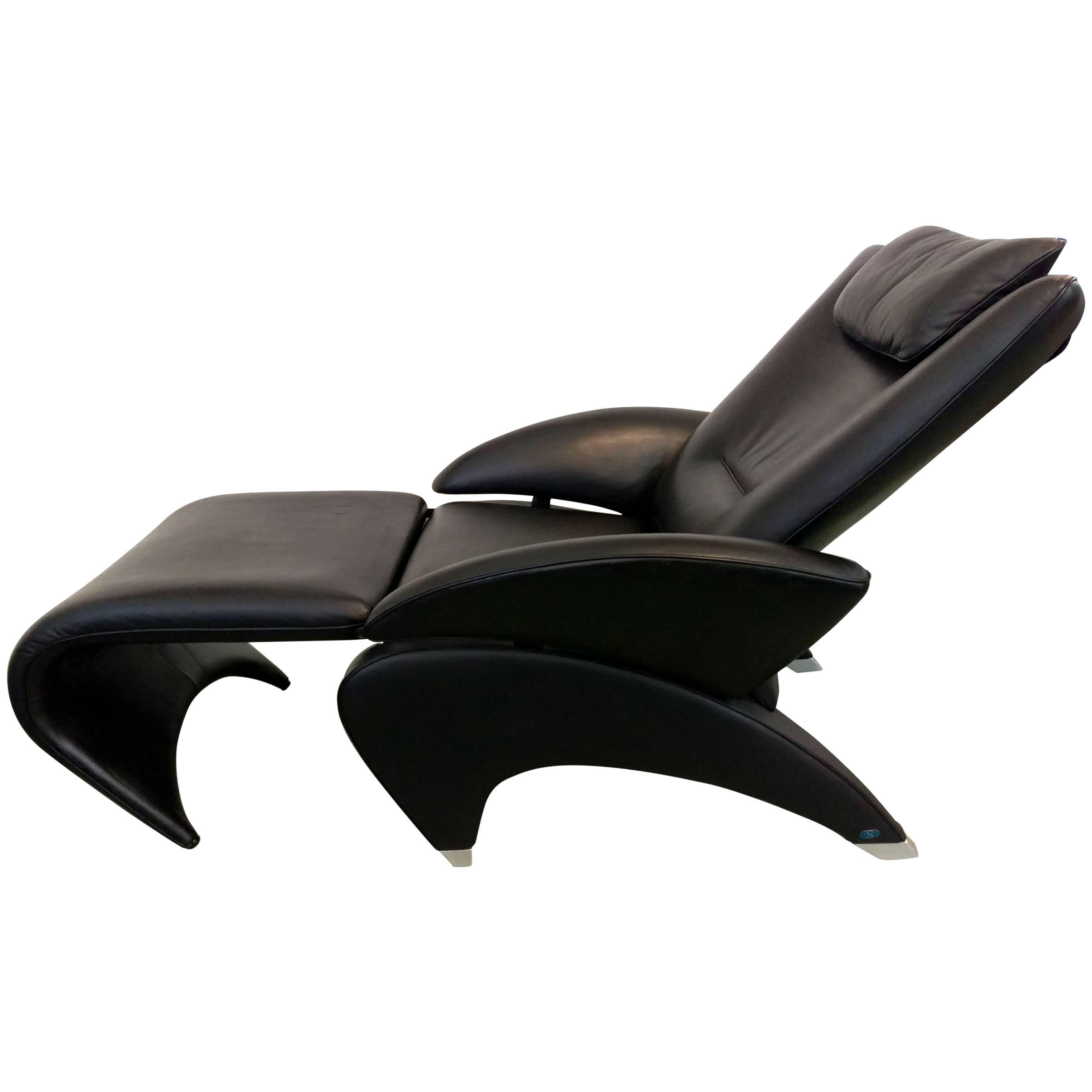 Rare De Sede Recliner with Retractable Chaise Lounge