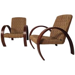 Mid-Century Modern Rope Lounge Chairs in the Style of Bas Van Pelt 2