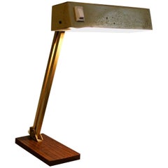 Adjustable Brass Table Lamp by Pfäffle-Leuchten Schwenningen, 1950s, Germany