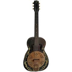 1930 Folk Art Kay Del Oro Faux Resonator Gitarre