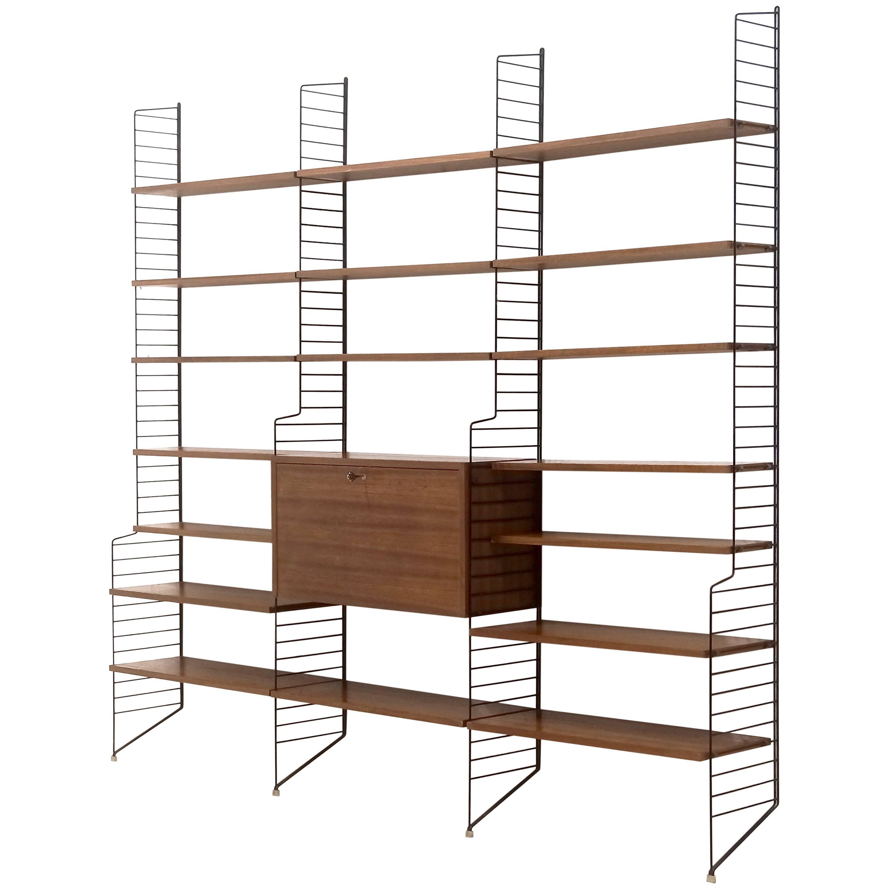 Mid-Century 'Ladder Shelf' by Nils Strinning for AB Sweden String Design, 1950