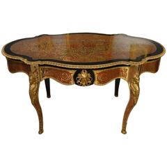 Stunning Quality Louis XV Style 19th Century Boulle Centre Table