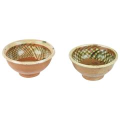 Pair of Central American Pottery Bowls, Mid-19th Century