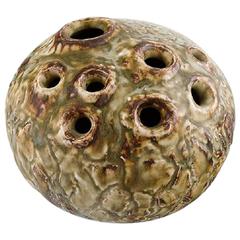 Unique Stoneware Vase/ Sculpture by Jørgen Mogensen, Own Workshop Unique Stoneware Vase/ Sculpture by Jørgen Mogensen, Own Workshop