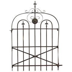 Antique 19th Century Cast Iron Garden Gate