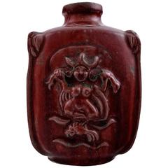 Willumsen, Bode Ceramic Vase Royal Copenhagen, Number 20124