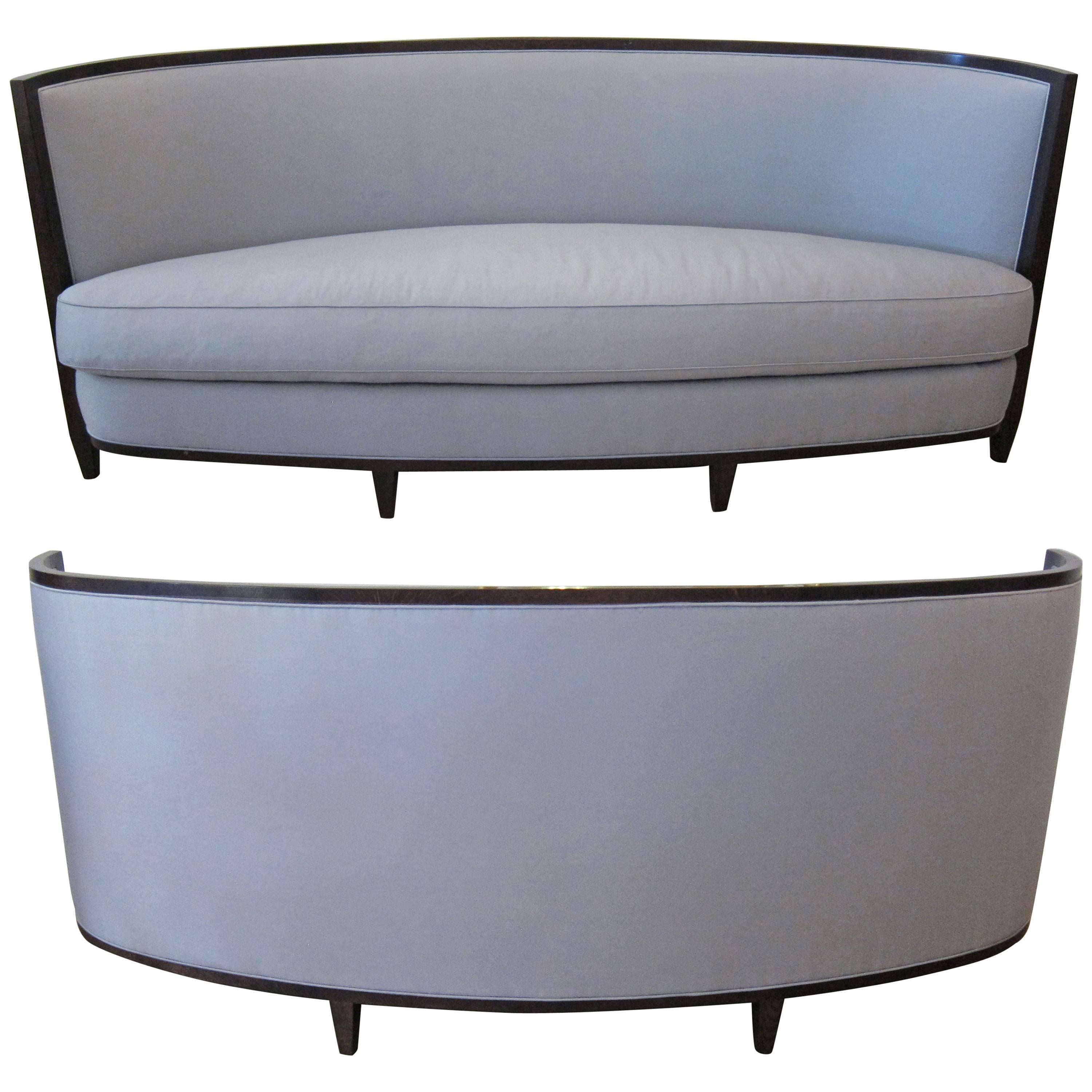Pair of Crescent Moon Sofas by Andree Putman