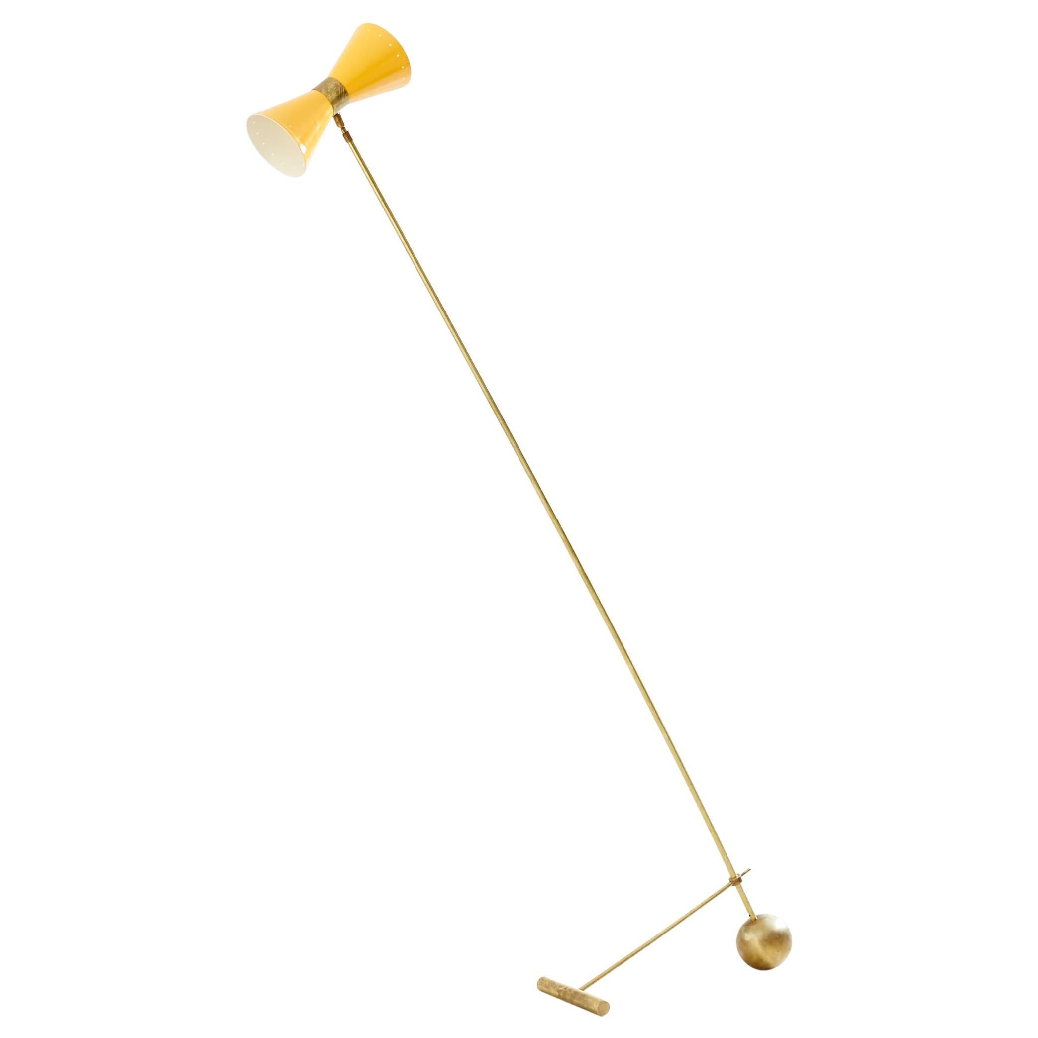 Stilnovo Style Counterweight Floor Lamp For Sale