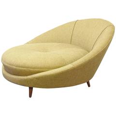 Large Round Lounge Chair by Milo Baughman