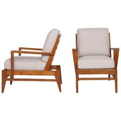 René Gabriel Pair of Armchairs, circa 1950