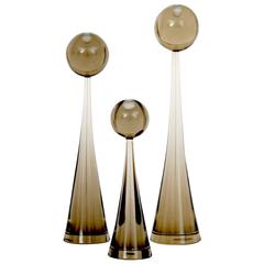 Luciano Gaspari Set of Three Murano Glass Sculptures 5